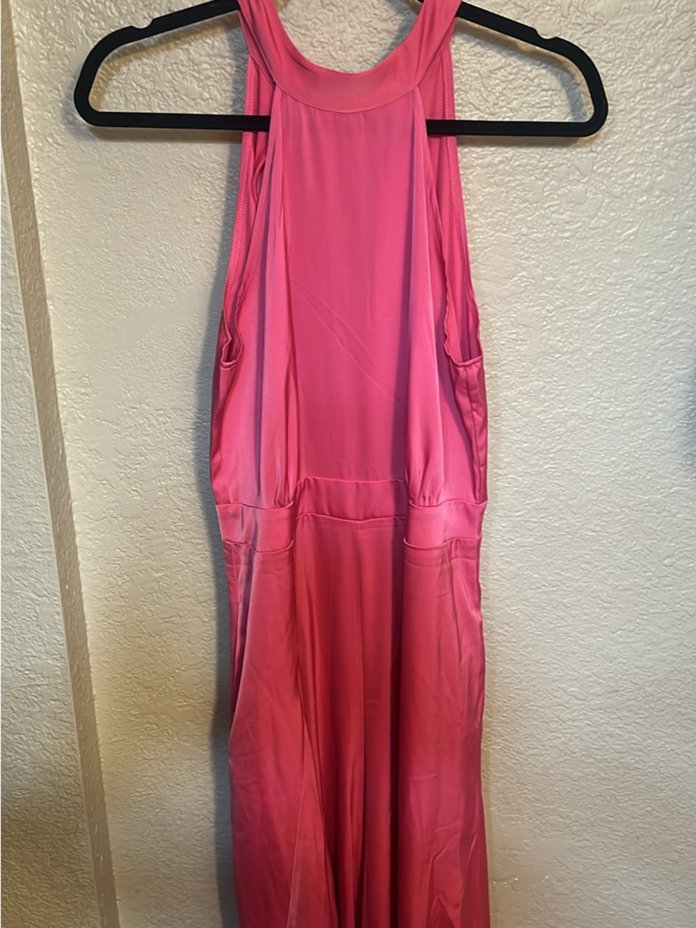 Hot Pink Sleeveless Jumpsuit